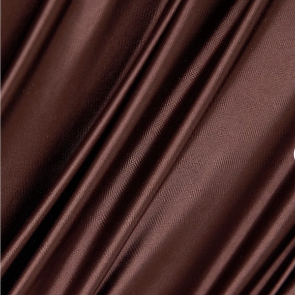 GOOD AMERICAN Ruched stretch-satin mini skirt - Picture 4 of 5